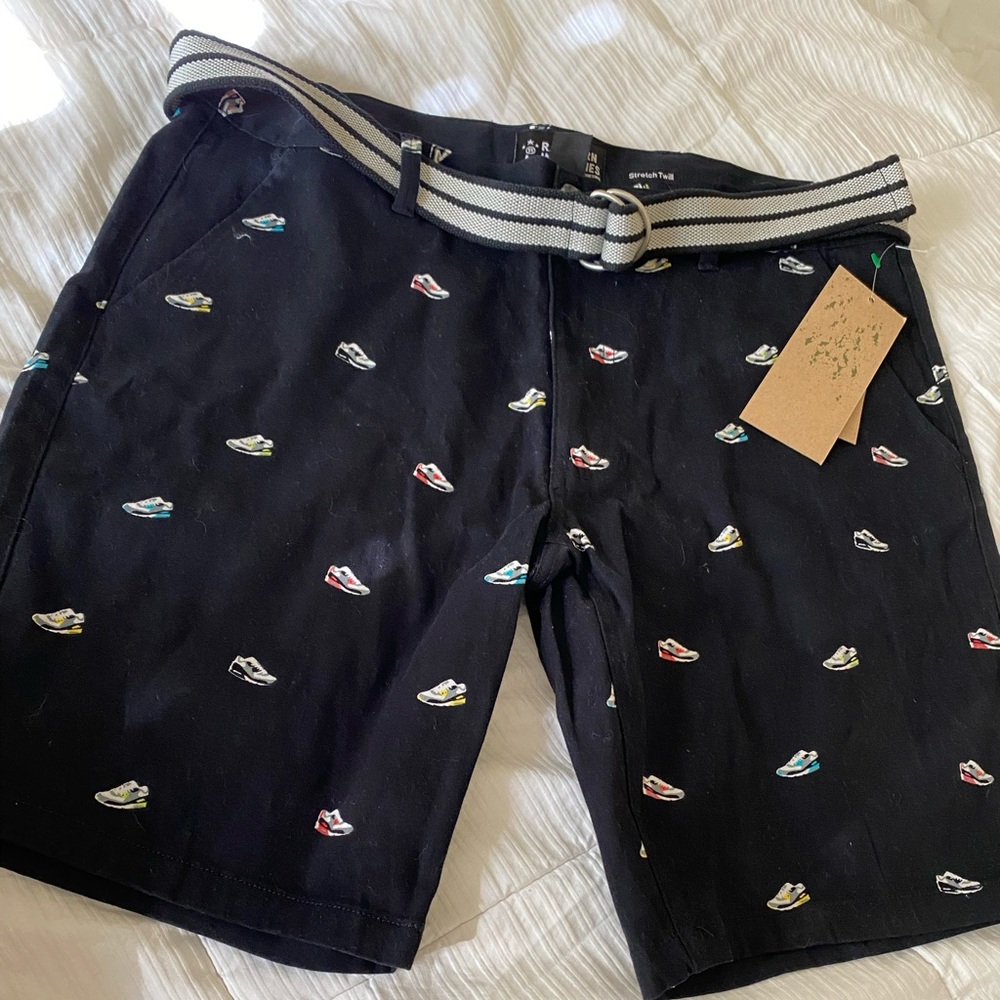 Raw Yarn Industries Shorts Blue 36 new with tags